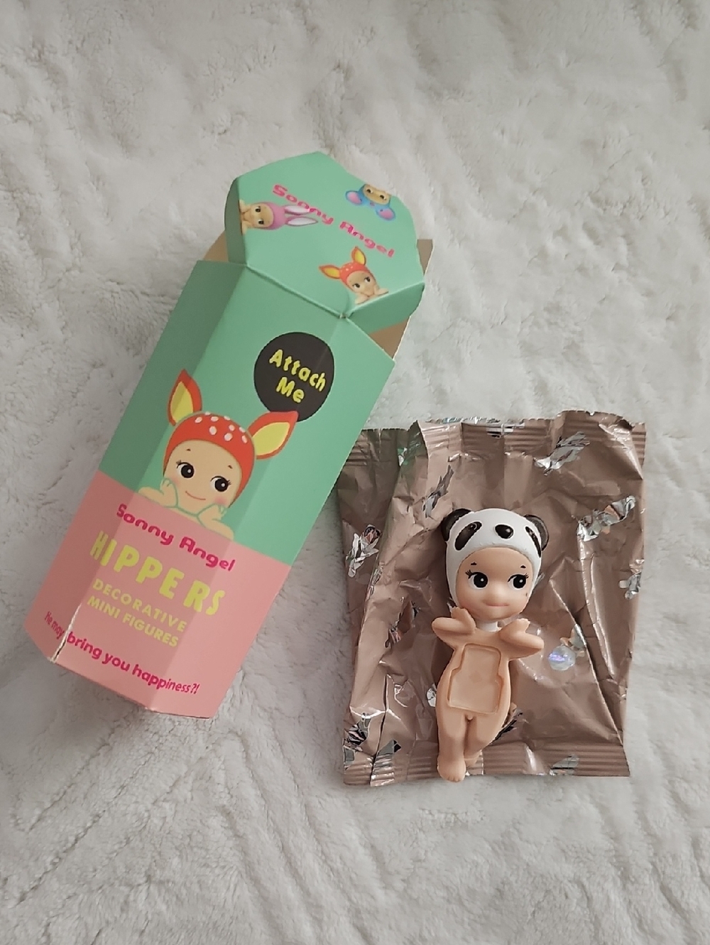 Authentic Sonny Angel Hippers Panda - OPENED
